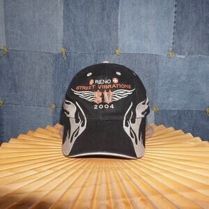 OSFA-Vintage Y2K Biker Street vibration 00s flame tribal hat